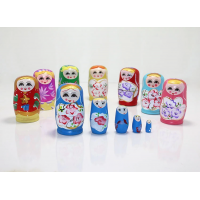 5'li Ahşap Matruşka Alk1204