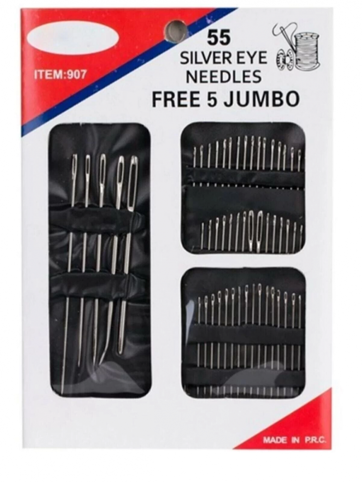 55'li Dikiş Iğne Seti Dikiş Iplik Tamir Seti