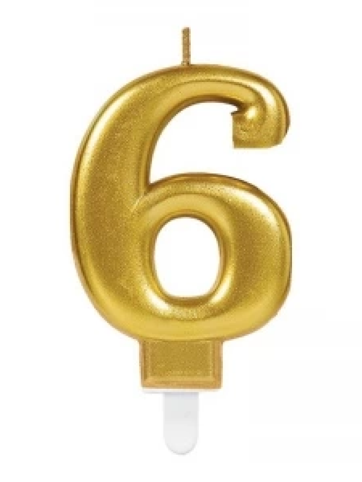 6 Rakam Mum Gold Renk