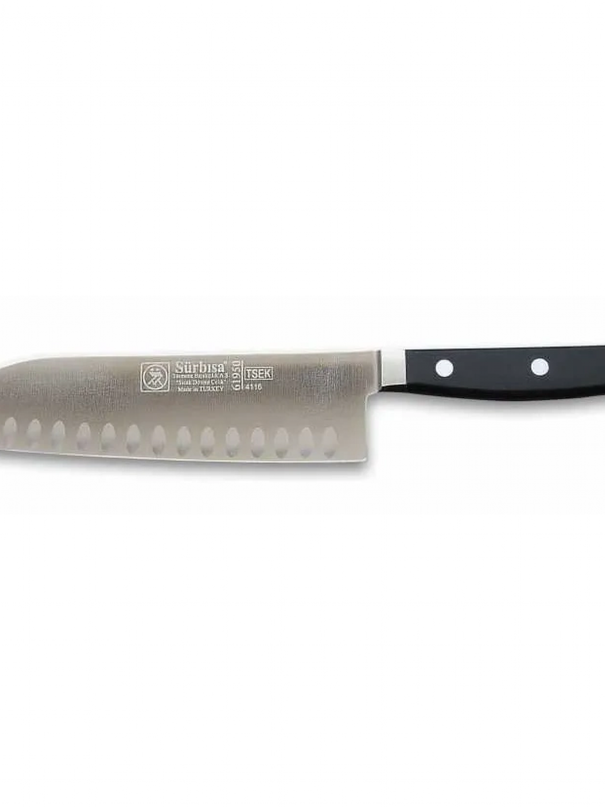 61950 - Sıcak Dövme Oluklu Santoku Şef Bıçağı 18 Cm