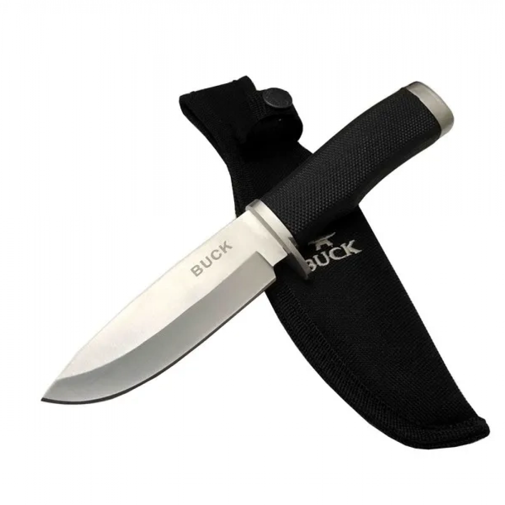 7-7 Siyah Av / Outdoor Bıçak 22cm - Siyah Sap, Kılıflı