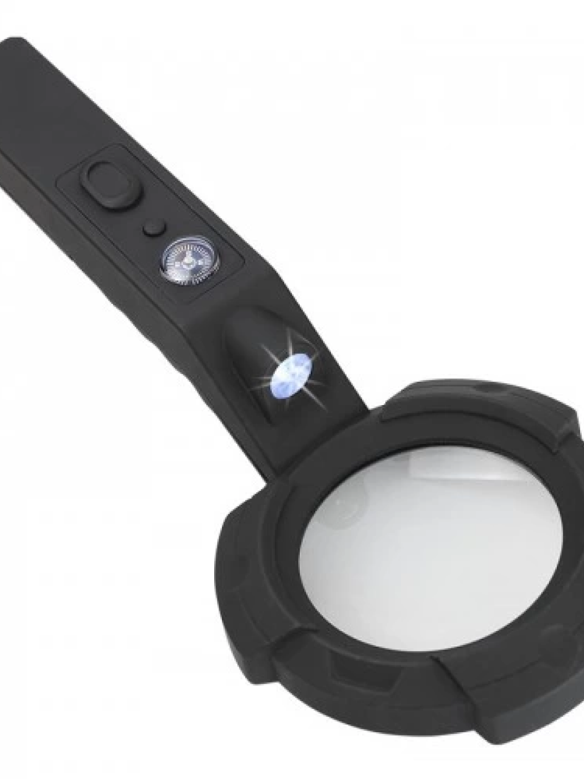 7 Led Aydınlatma,fener,pusula,4x Büyütme Okuma Büyüteç  Th600557