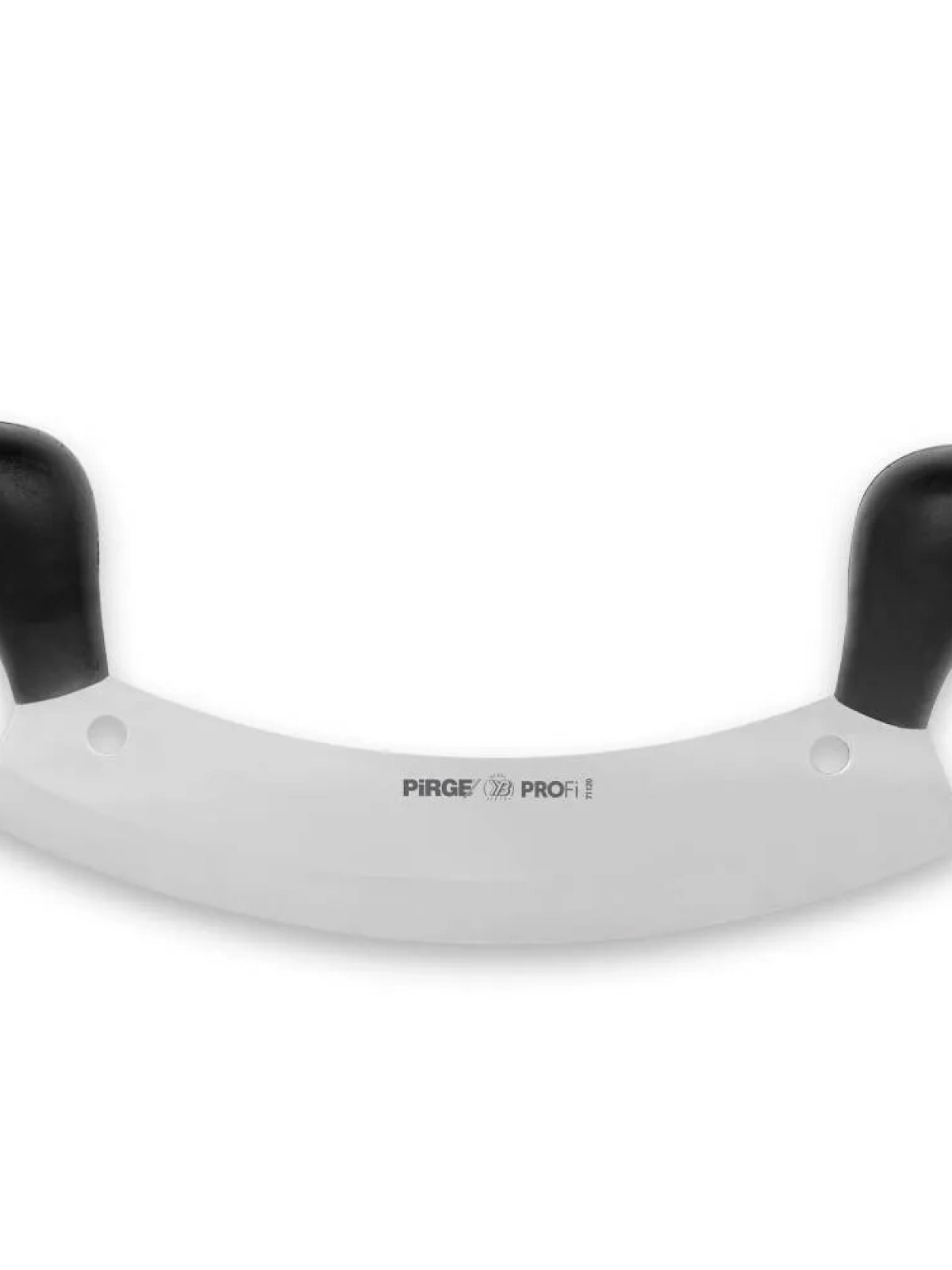 71120 Profi Kıyma, Pizza Satır, Zırh Bıçağı 26 Cm - Siyah Çift Saplı