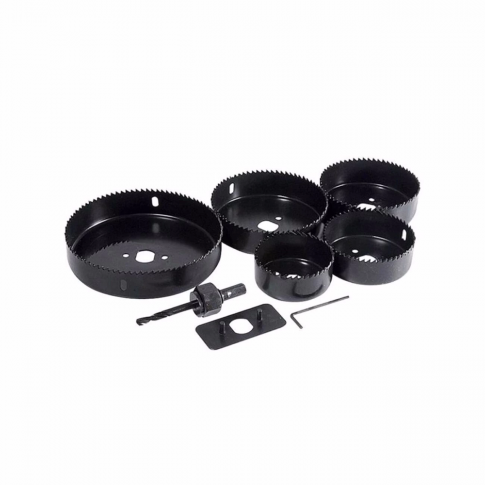 8 Parça Panç Seti Ağaç Kesme Testere Matkap Ucu Takımı Alçıpan Tavan Kesme