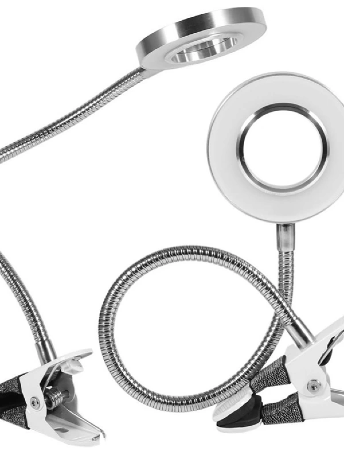 8x Büyütmeli Mandallı, Usb Girişli Masa Lambalı, Okuma Ve Güzellik Salon İçin Büyüteç 2088a