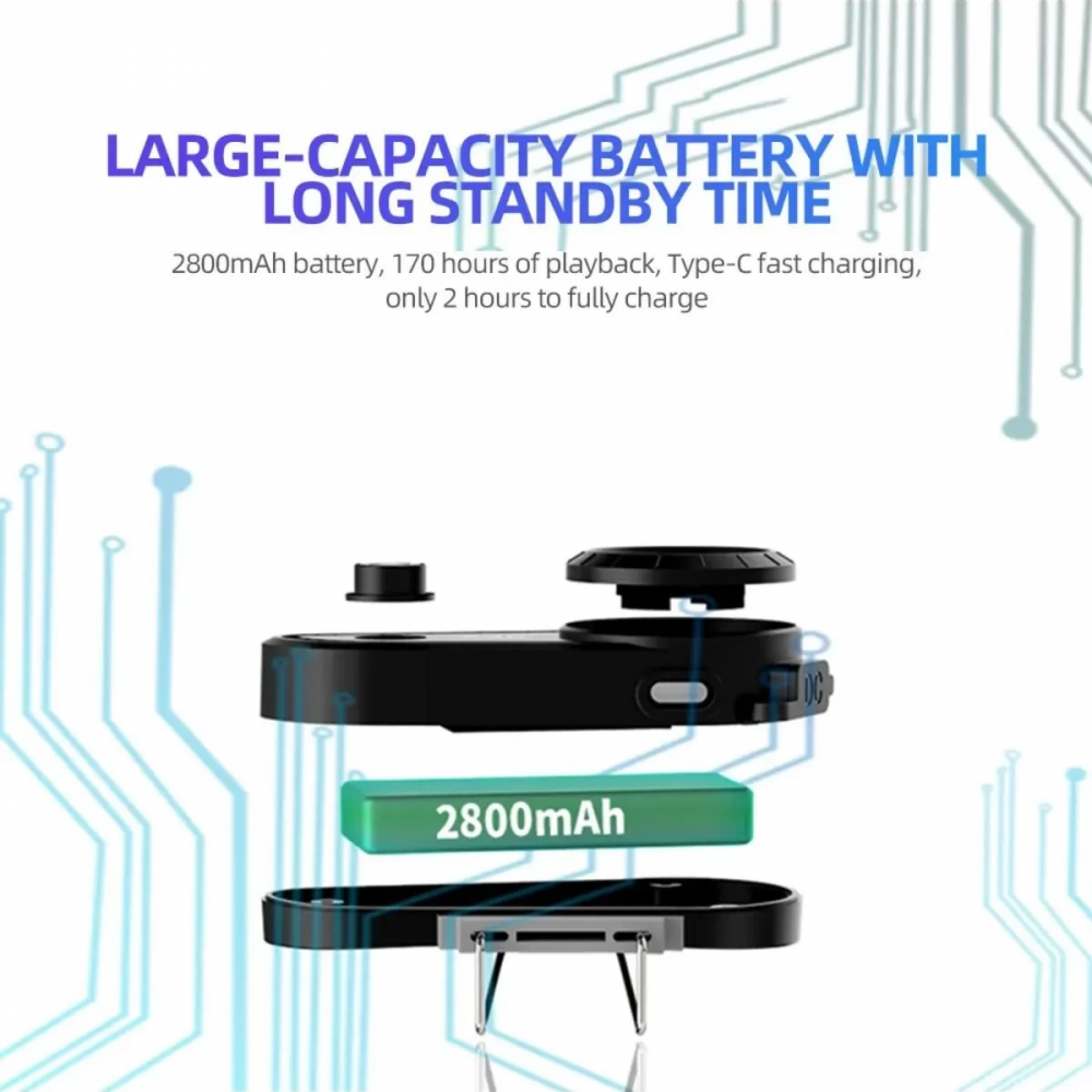 A30 Motosiklet Kask Kulaklık Intercom Işıklı Motorsiklet Interkom