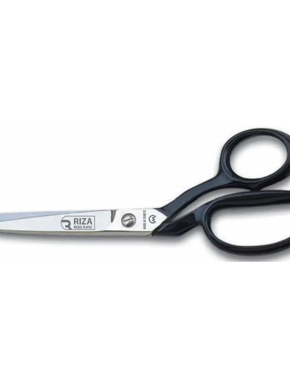 A4115-7 Tekstil / Yatık Regula Makası Makası No: 7 İnç / 17,78 Cm - Nikel Kaplama, Siyah Saplı