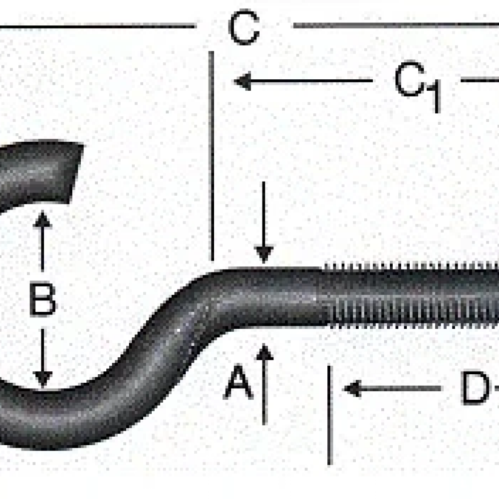 Açık Metrik Kanca M5 / 21x100 - 100 Adet