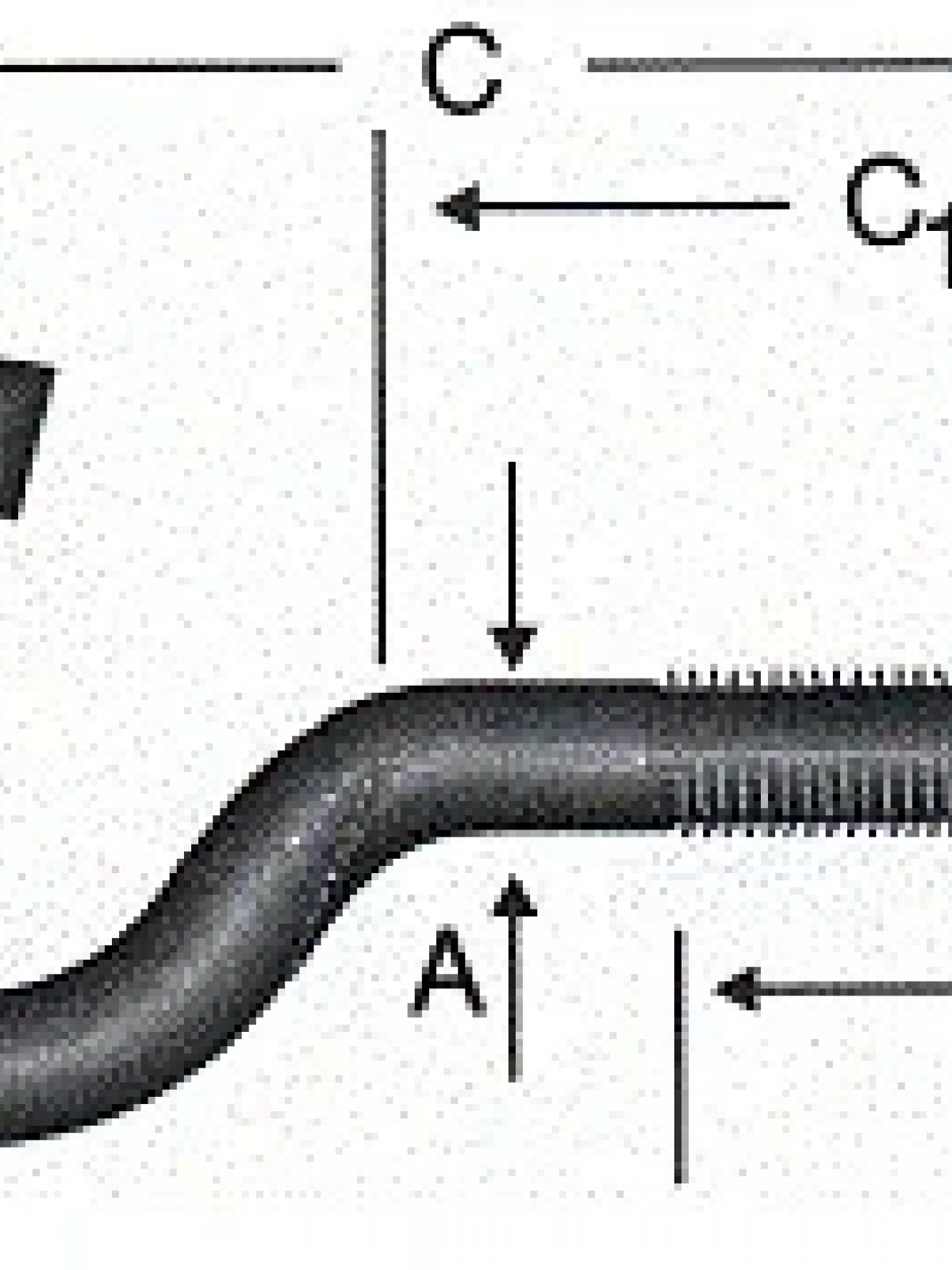 Açık Metrik Kanca M5 / 21x80 - 100 Adet