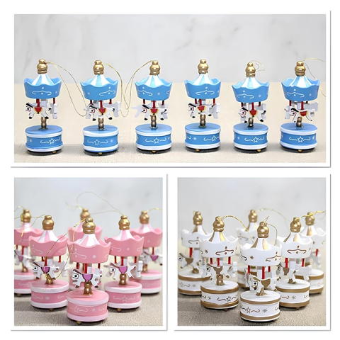 Ahşap 6'lı Dekoratif Atlı Karınca Alk4393