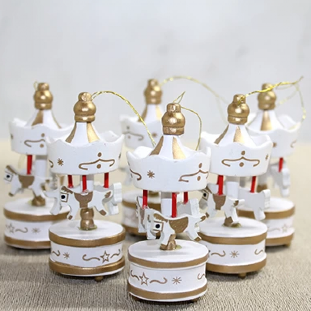 Ahşap 6'lı Dekoratif Atlı Karınca Alk4393