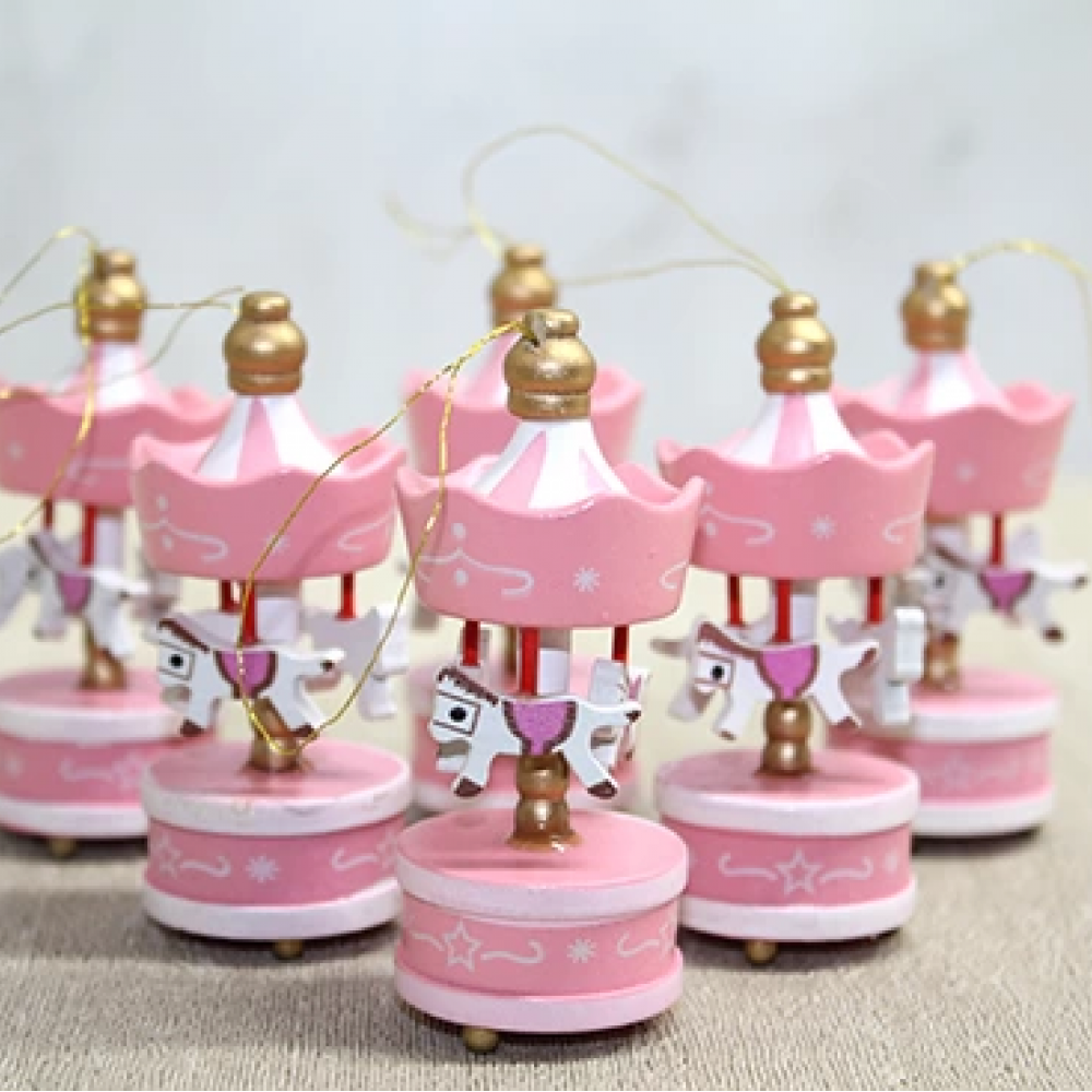 Ahşap 6'lı Dekoratif Atlı Karınca Alk4393