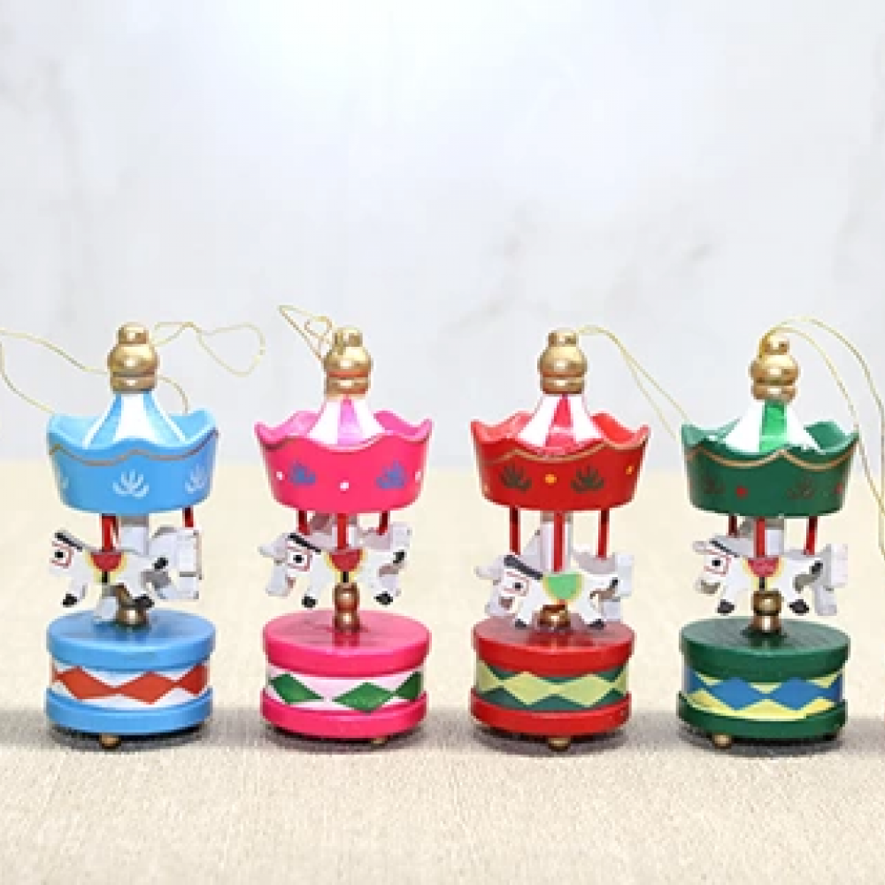 Ahşap 6'lı Dekoratif Atlı Karınca Alk4394