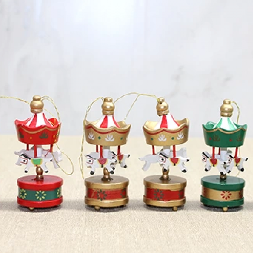 Ahşap 6'lı Dekoratif Atlı Karınca Alk4395