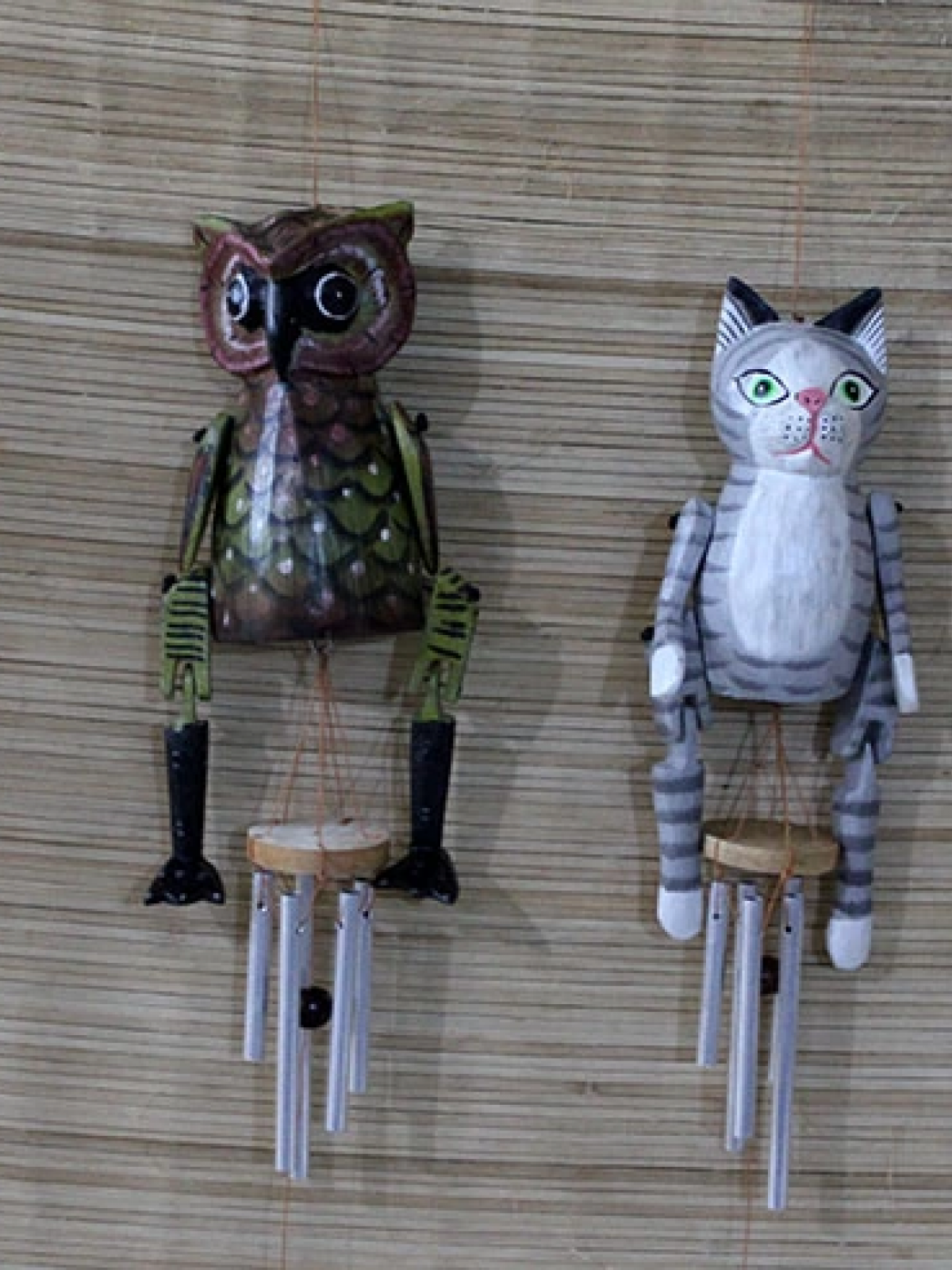 Ahşap Hayvan Figürlü Çan No:2