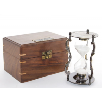 Ahşap Kutulu Pirinç Kumsaati Ksk2060