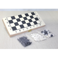 Ahşap Kutulu Satranç Ve Tavla Seti Alk4025