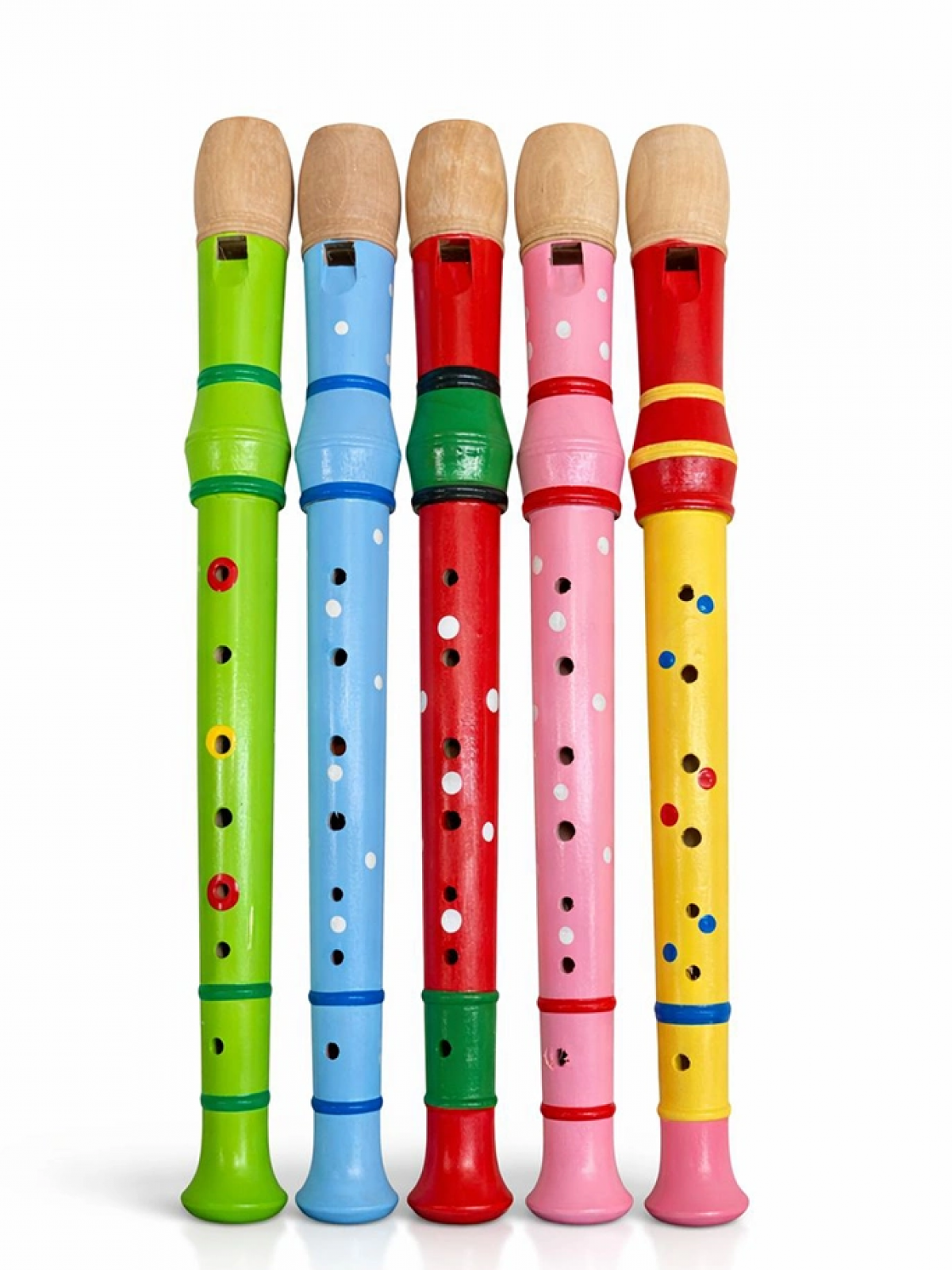 Ahşap Renkli Flüt Büyük Alk4392