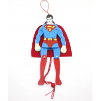 Ahşap Salanan Süperman Figürü Alk1194