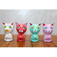 Ahşap Tekli Kedi Polos:15