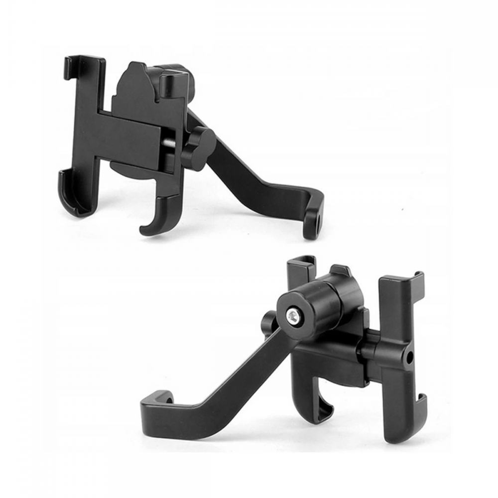 Alüminyum Gövdeli Metal Ayna Bağlantılı Motosiklet Telefon Tutucu 7 İnç Xl