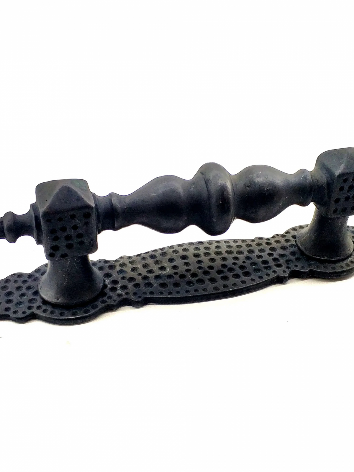 Antika Tarz Dekoratif Pirinç Ağır Kapı Çekme Kolu - Küçük, 215x40 Mm, Oksit