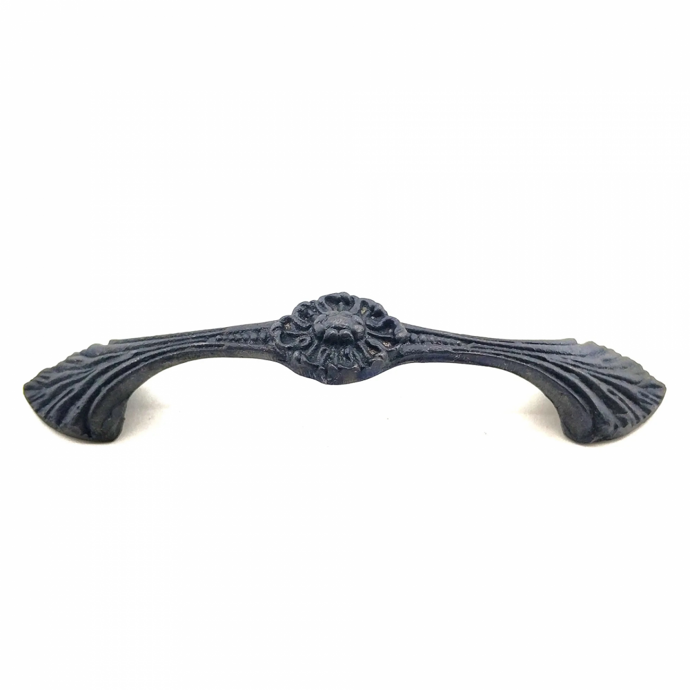 Antika Tarz Dekoratif Pirinç Göz Mobilya Kulbu - 21x127 Mm, Oksit