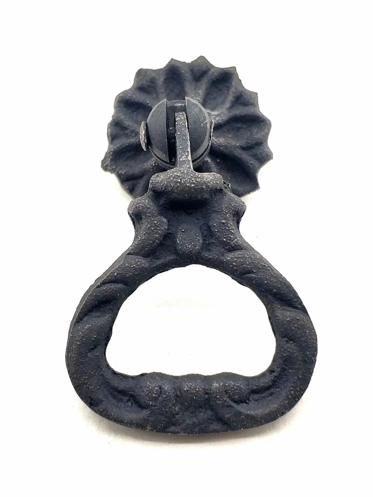 Antika Tarz Dekoratif Pirinç Kalp Sarkaç Mobilya Kulbu - 25 Mm, Oksit