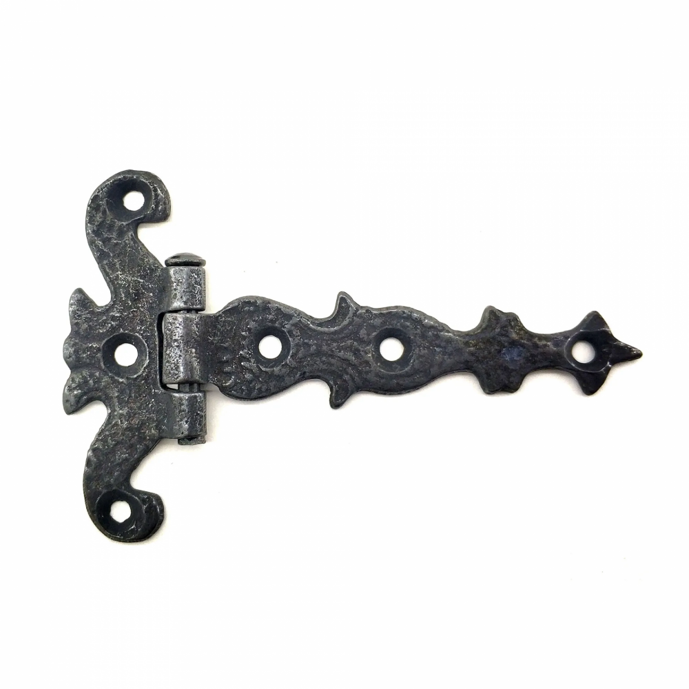 Antika Tarz Dekoratif Pirinç Kuyruklu Kelebek Menteşe - 63x100 Mm, Oksit