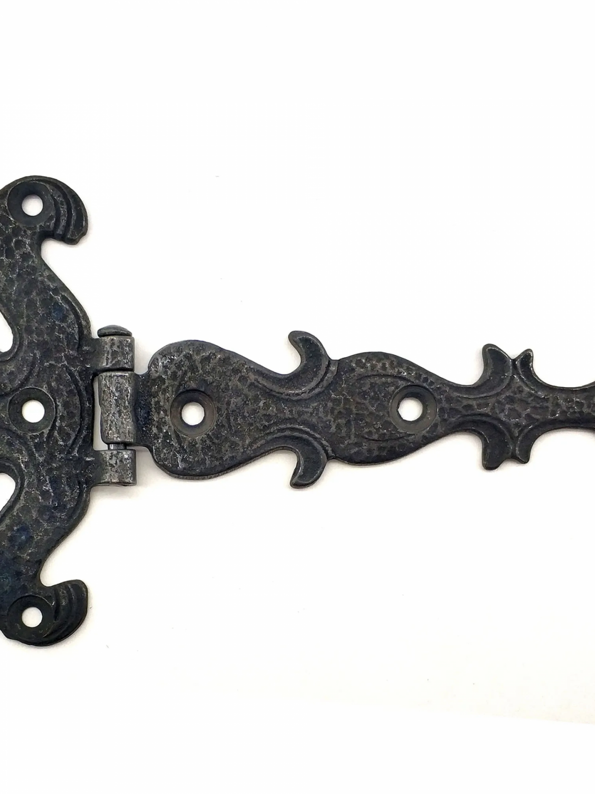 Antika Tarz Dekoratif Pirinç Kuyruklu Kelebek Menteşe - 94x147 Mm, Oksit