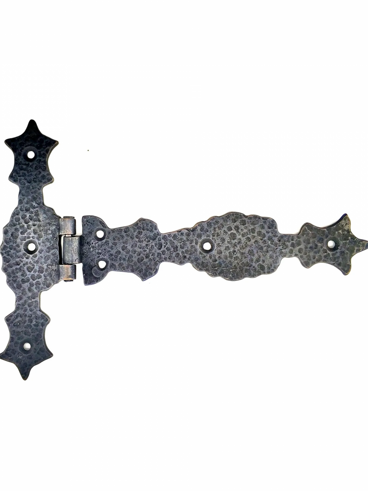 Antika Tarz Dekoratif Pirinç Kuyruklu Zambak Menteşe - 175x248 Mm, Oksit