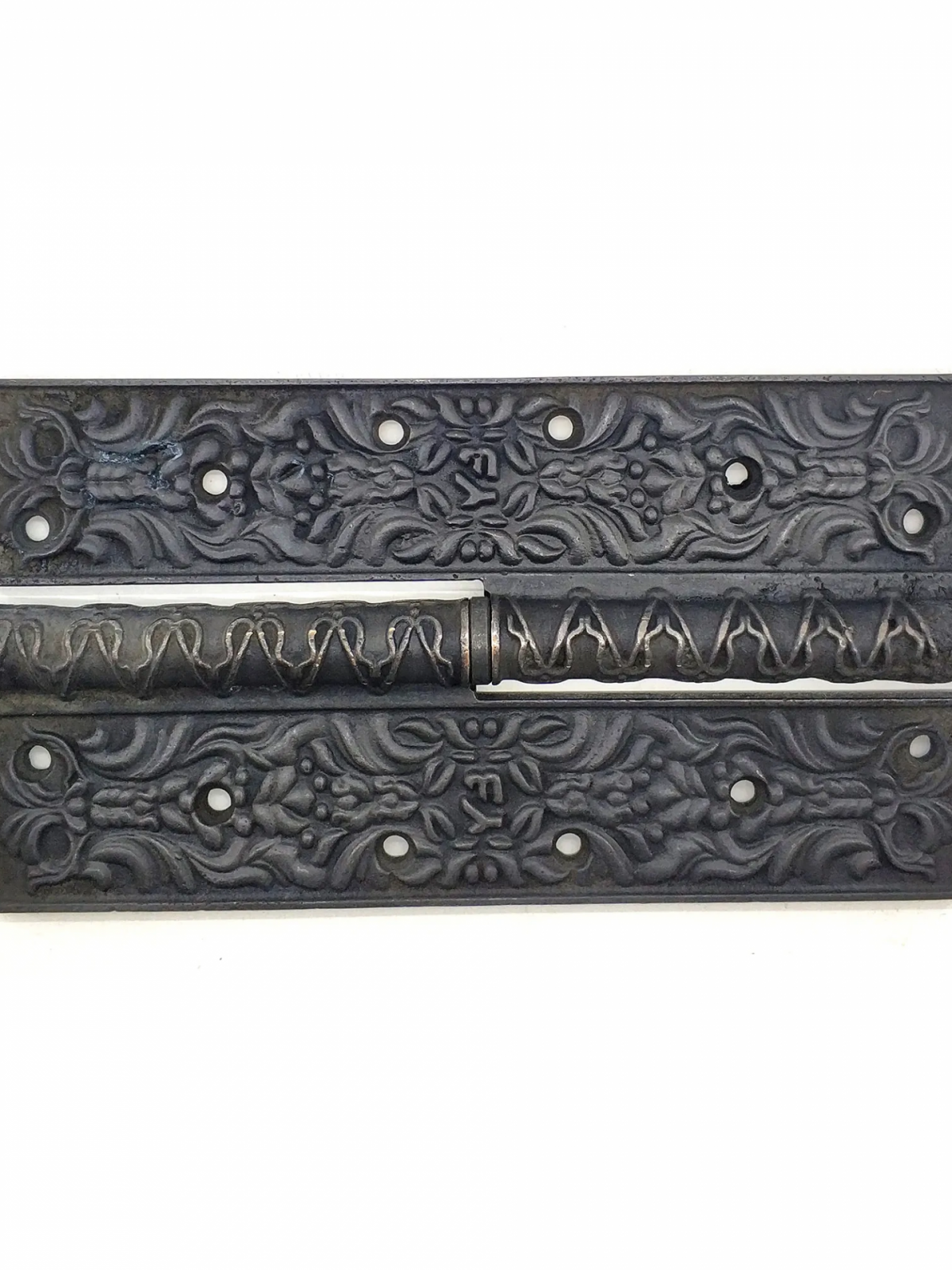 Antika Tarz Dekoratif Pirinç Lüks Okka Menteşe - 20cm, Oksit