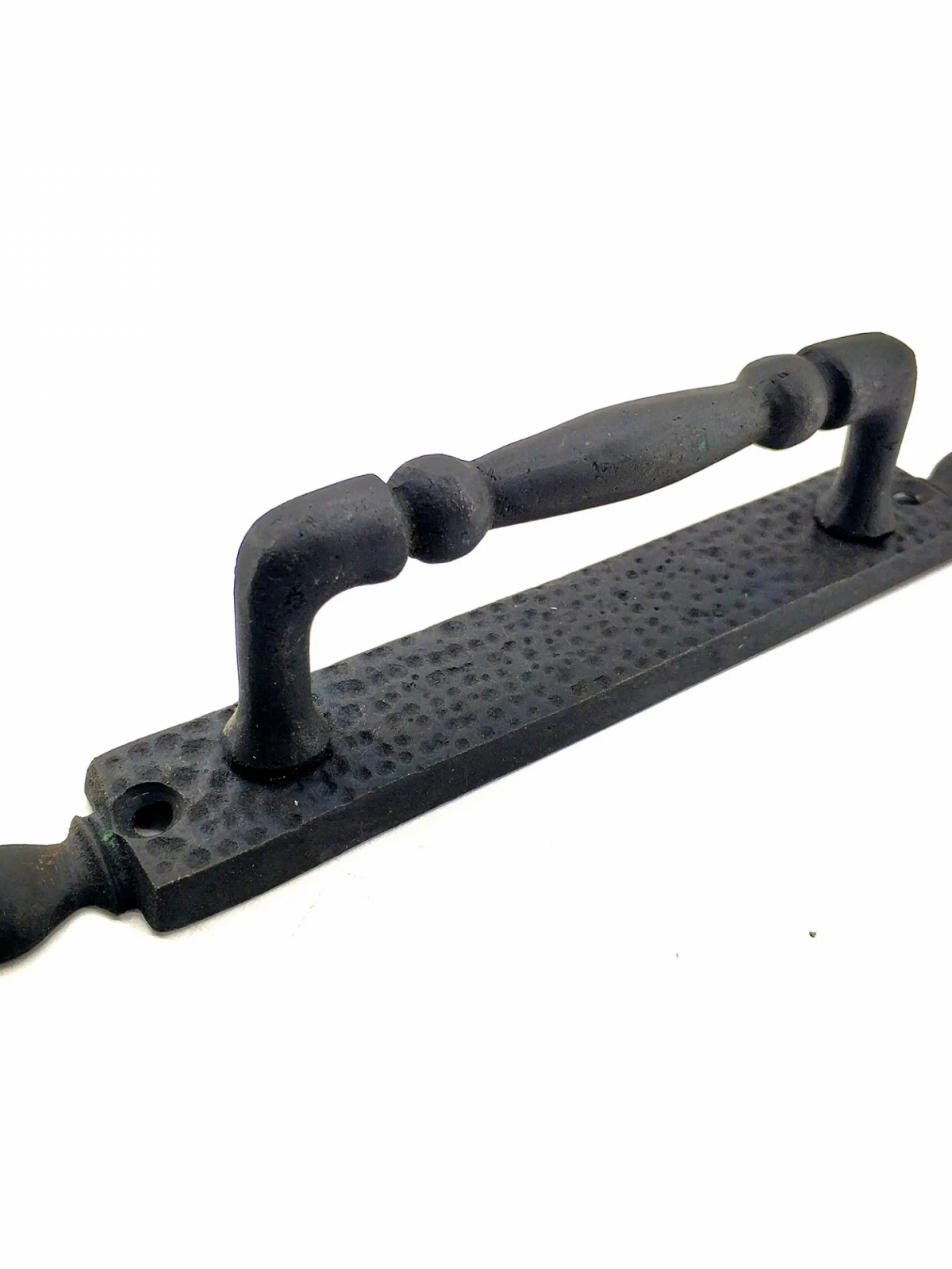 Antika Tarz Dekoratif Pirinç Misket Çekme Kapı Kolu - 223x33 Mm, Oksit