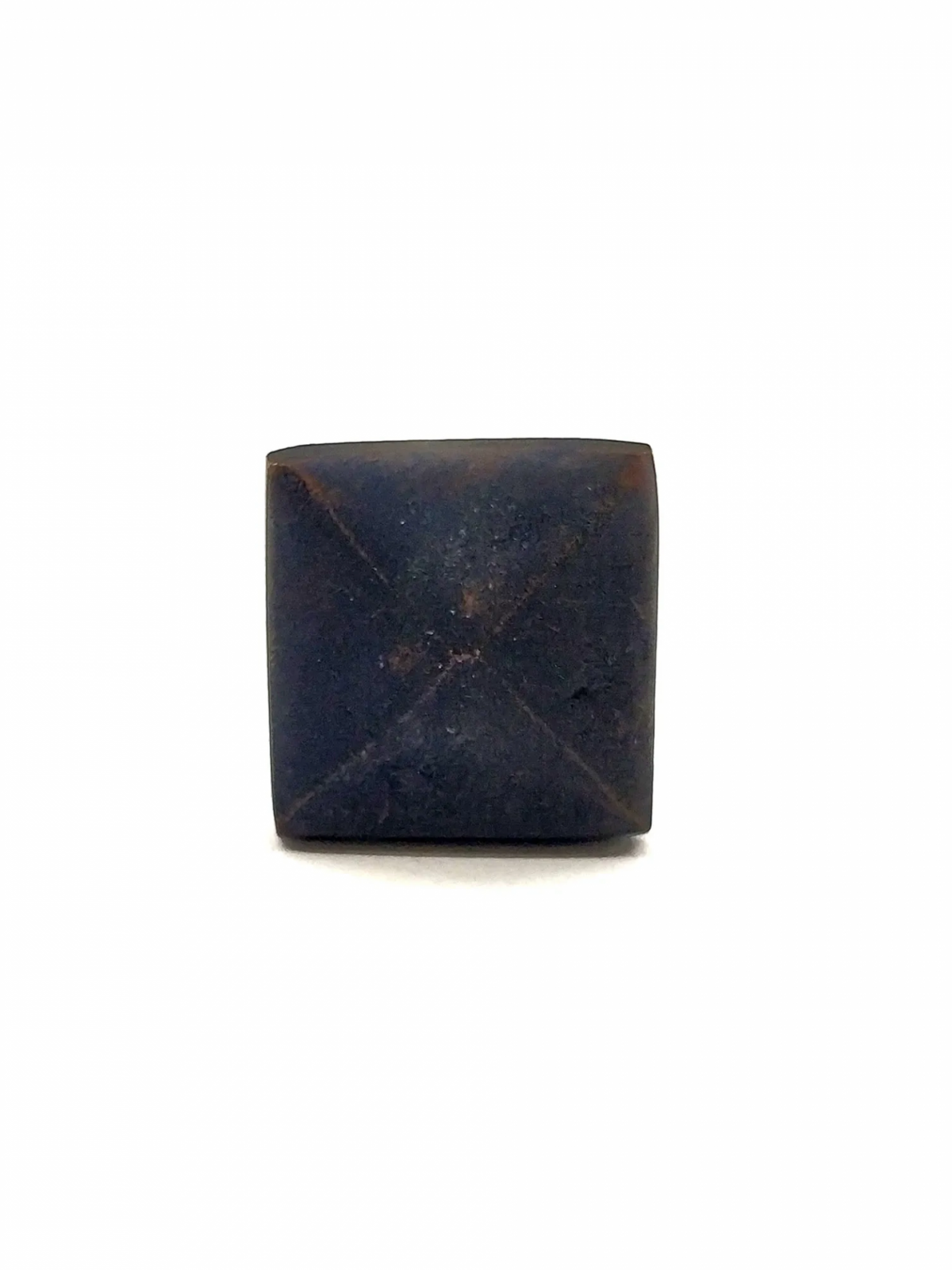 Antika Tarz Dekoratif Pirinç Piramit Kabara - 21 Mm, Oksit