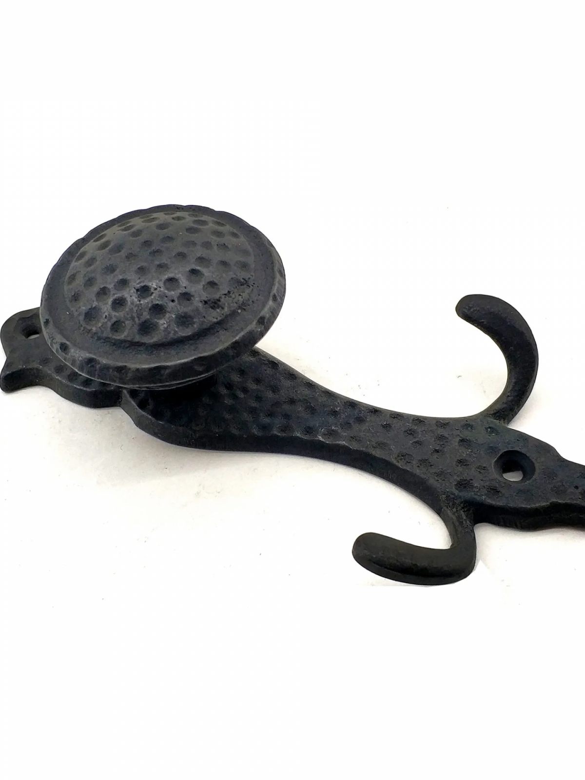 Antika Tarz Dekoratif Pirinç Portmanto Askı - 150x72 Mm, Oksit