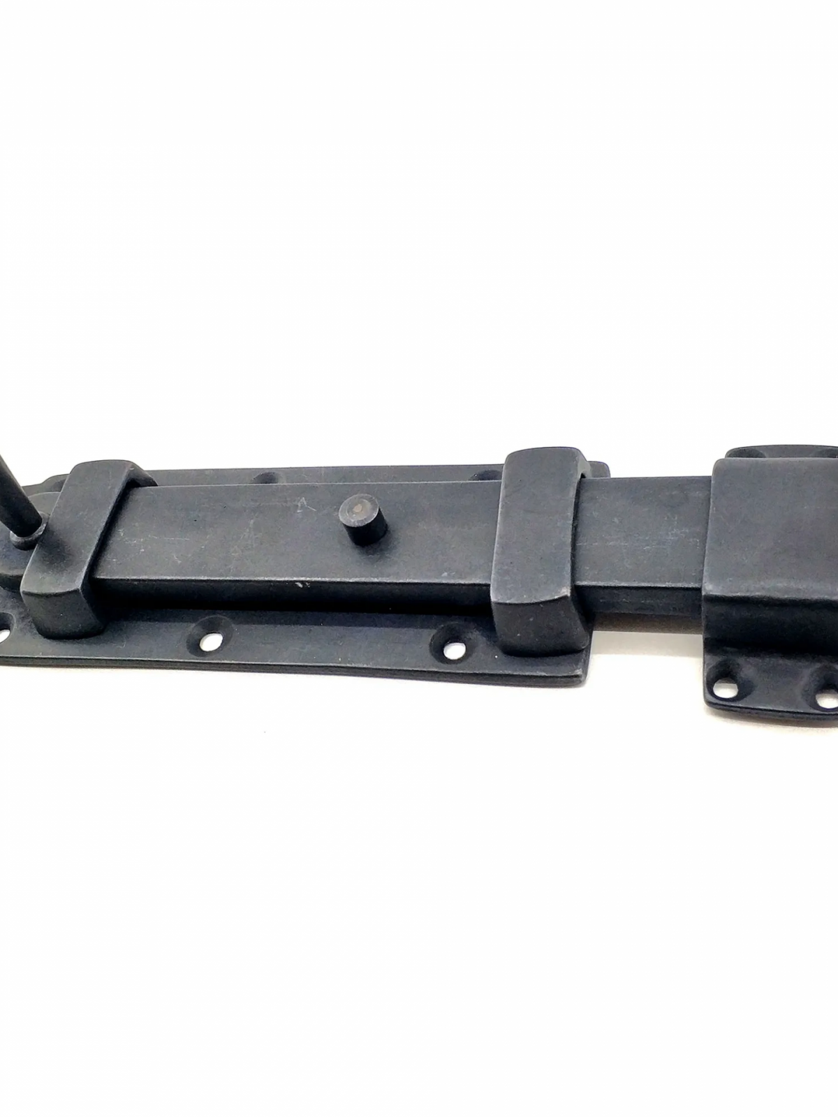 Antika Tarz Dekoratif Pirinç Yassı Kapı Sürgüsü - 55x215 Mm, Oksit