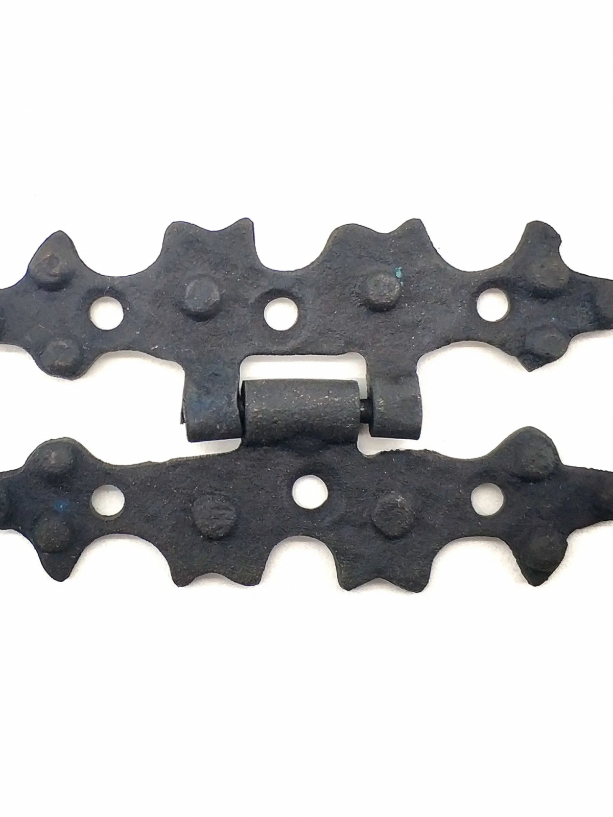 Antika Tarz Dekoratif Pirinç Yıldız Menteşe - 84x44 Mm, Oksit