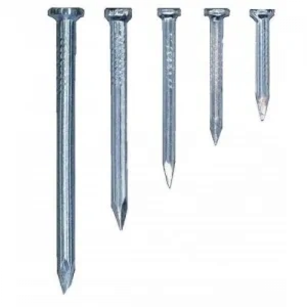 Beyaz Kanallı Çelik Beton Çivisi 5x70 100