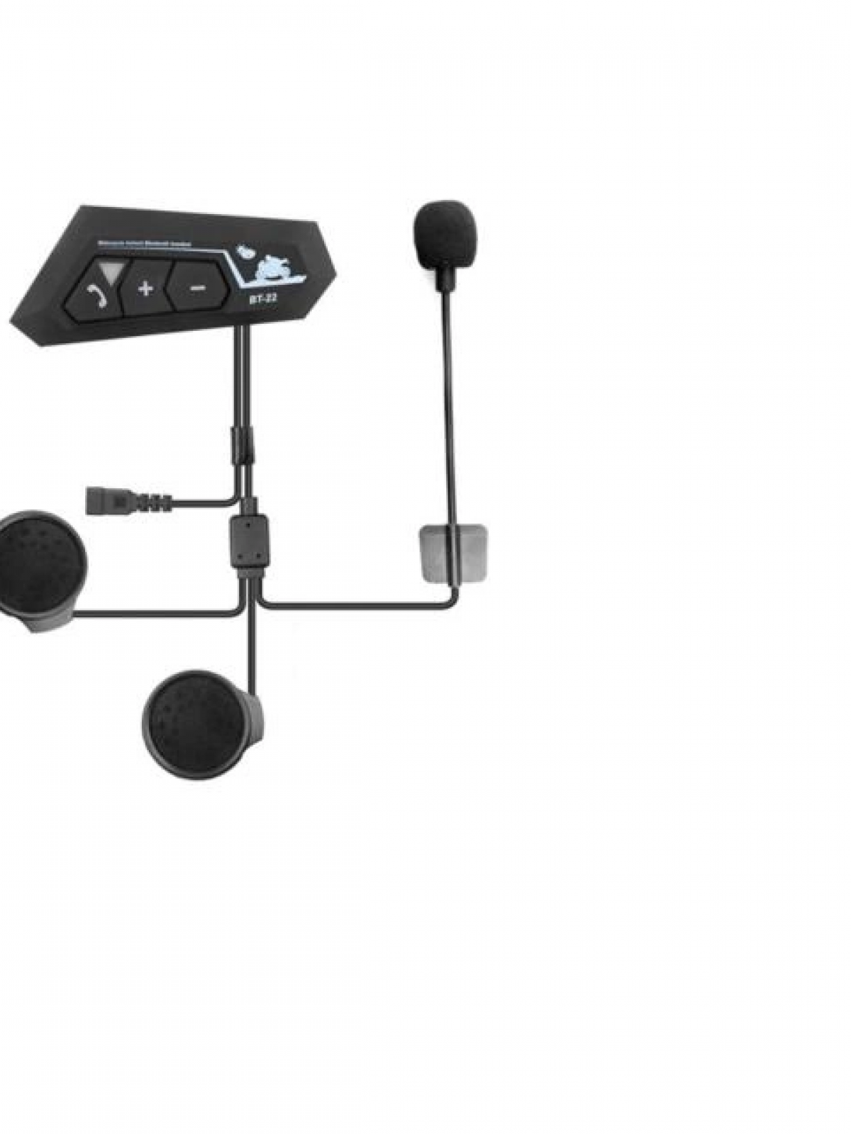 Bt22 Kask Kulaklık Bluetooth Motosiklet Kulaklık 5.0 Bluetooth Interkom Motorsiklet Kulaklık