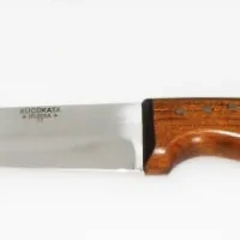 Bursa Kalın Küt Kasap Bıçağı No:3, 17 Cm - Ahşap Sap