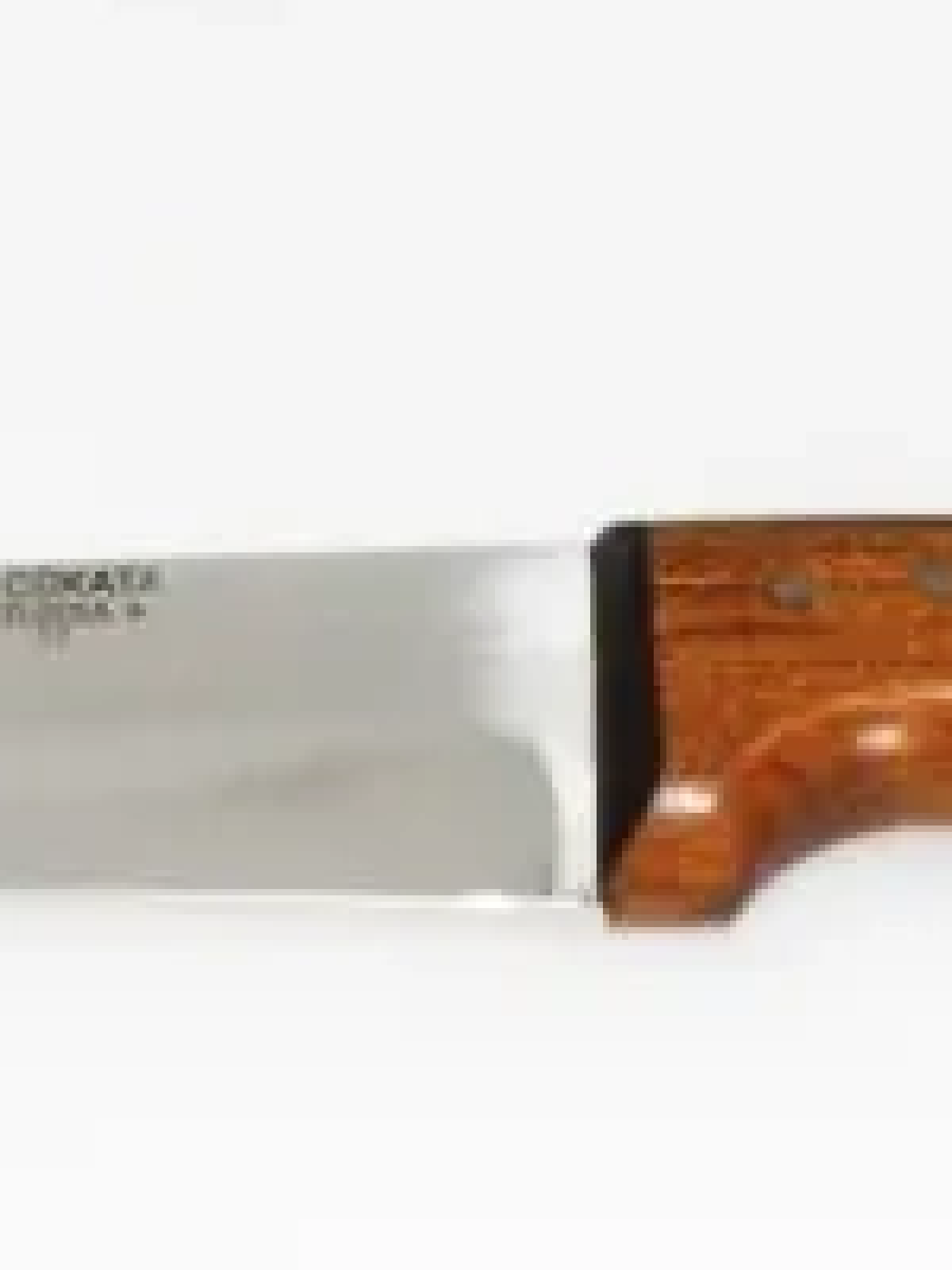 Bursa Kalın Küt Kasap Bıçağı No:3, 17 Cm - Ahşap Sap