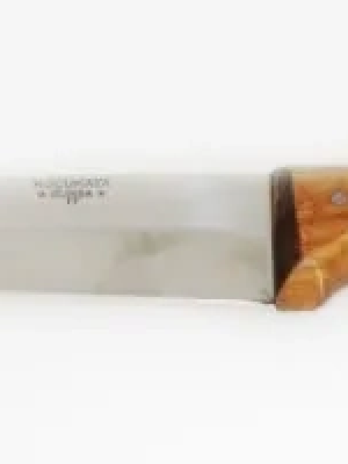 Bursa Kalın Küt Kasap Bıçağı No:4, 20 Cm - Ahşap Sap