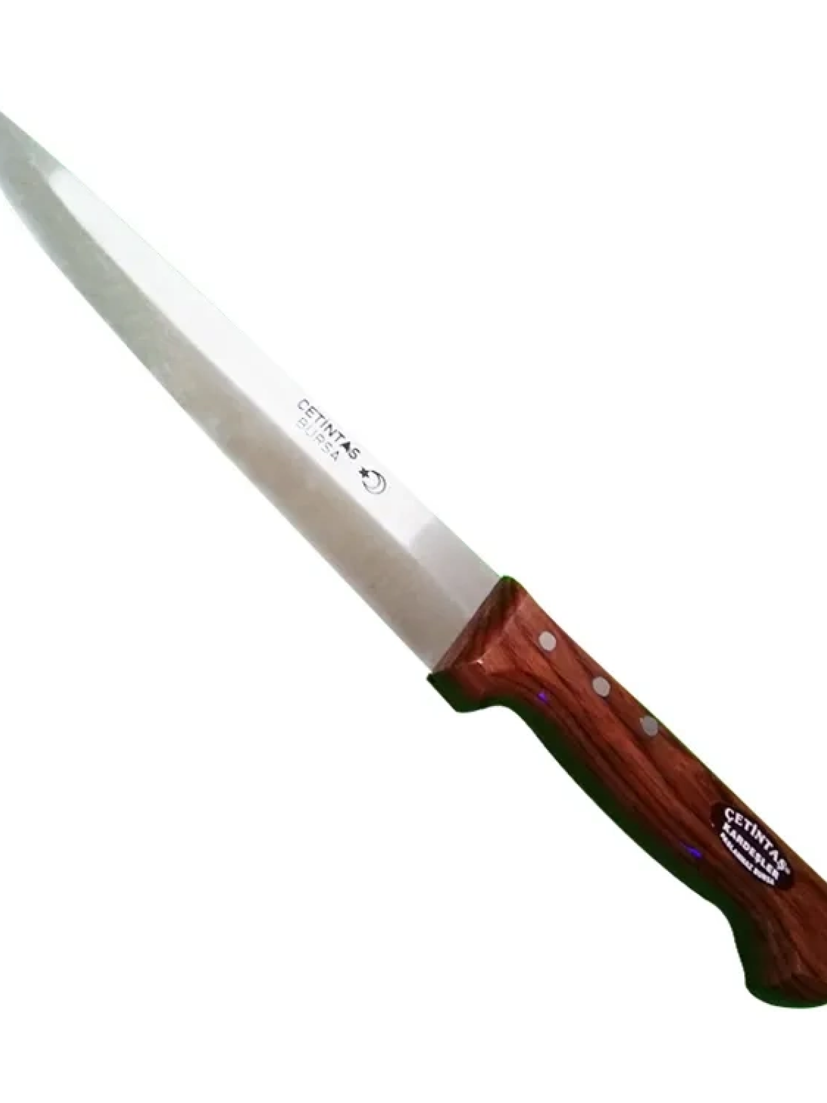 Bursa Kurban Ve Kasap Bıçağı No:4, 21 Cm, Ahşap Gül Sap