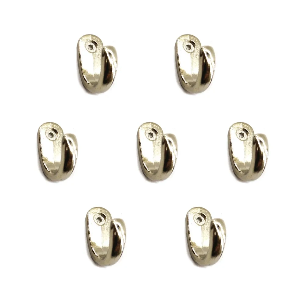 Büyük Tekli Fincan Askı, Dekor Askısı - Nikel, 100 Adet, 12x23x30 Mm