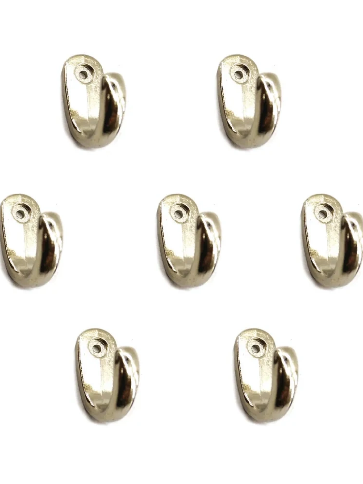 Büyük Tekli Fincan Askı, Dekor Askısı - Nikel, 12x23x30 Mm