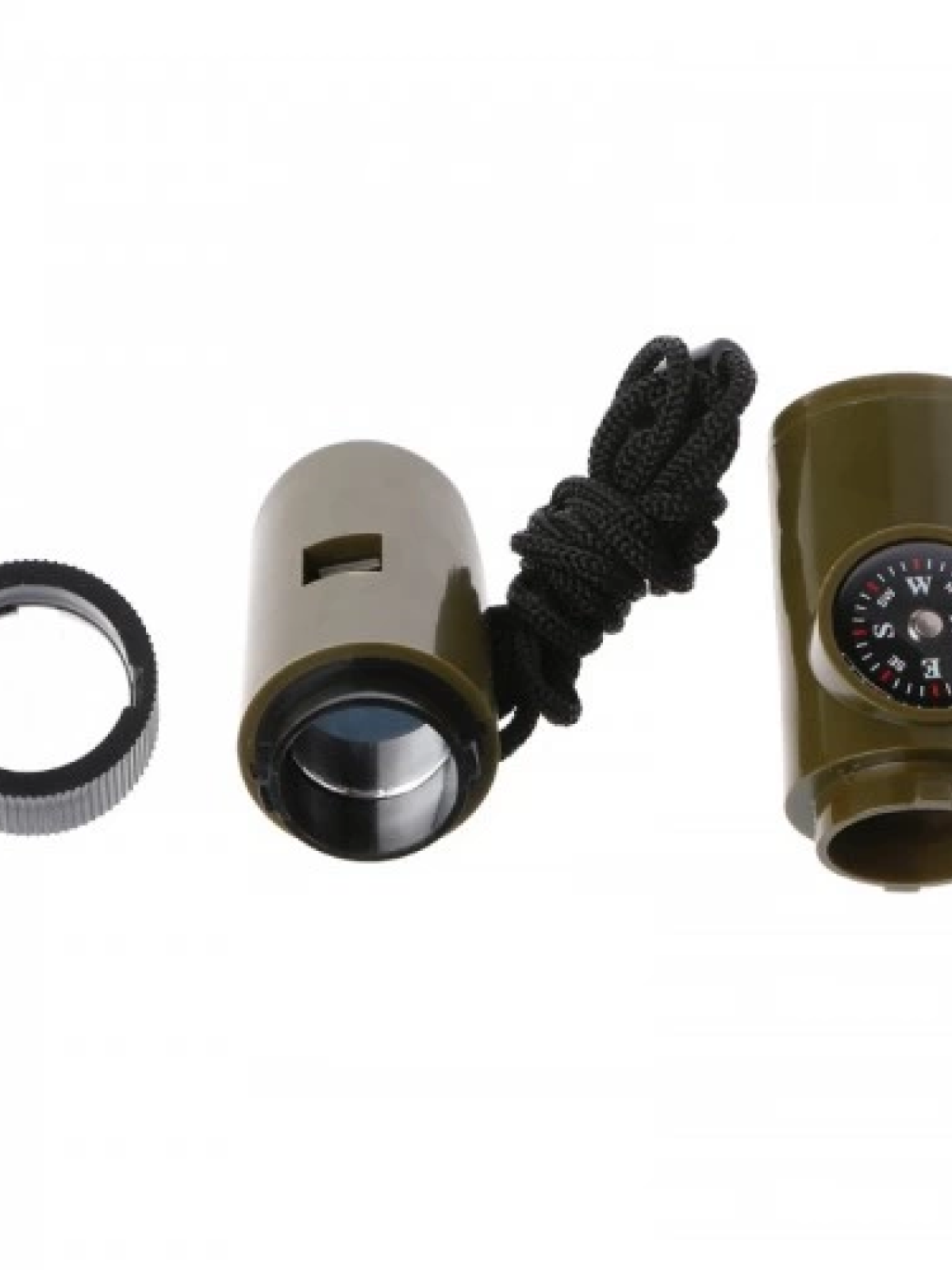 Çok Fonksiyonlu Askeridüdük Pusula Termometre Ile Led Işık