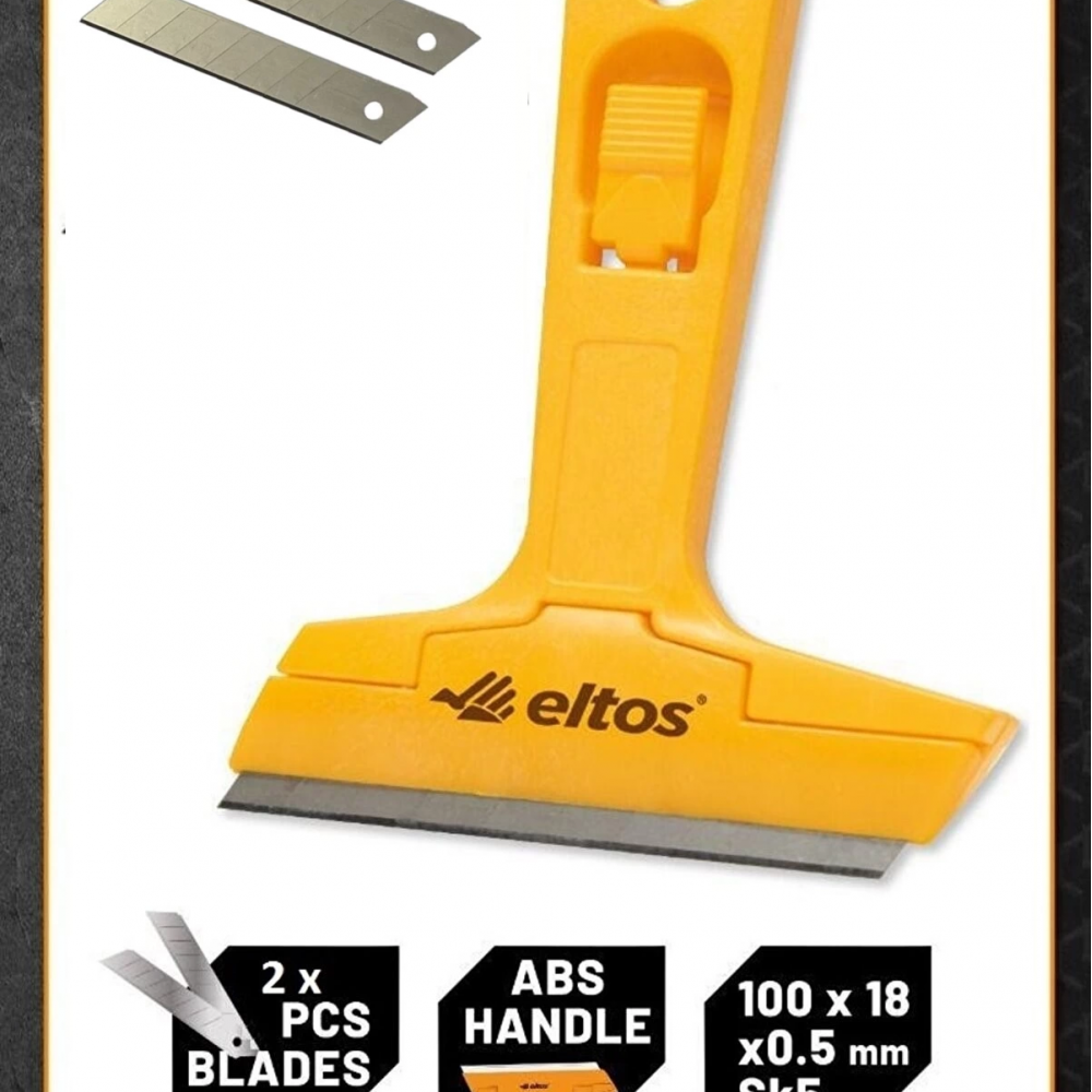 Çok Fonksiyonlu Profesyonel Cam Kazıma Bıçağı 2 Adet Yedek Bıçak Hediyeli