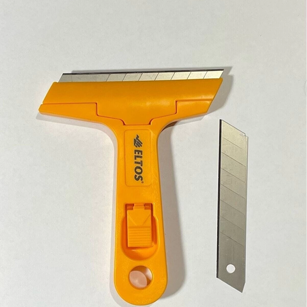 Çok Fonksiyonlu Profesyonel Cam Kazıma Bıçağı 2 Adet Yedek Bıçak Hediyeli