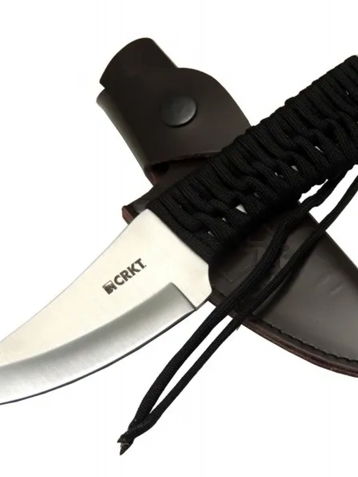 Crkt Scrub Fixed 2712 Wy Kamp / Outdoor Bıçak 22,5cm - İpli Sap, Deri Kılıflı