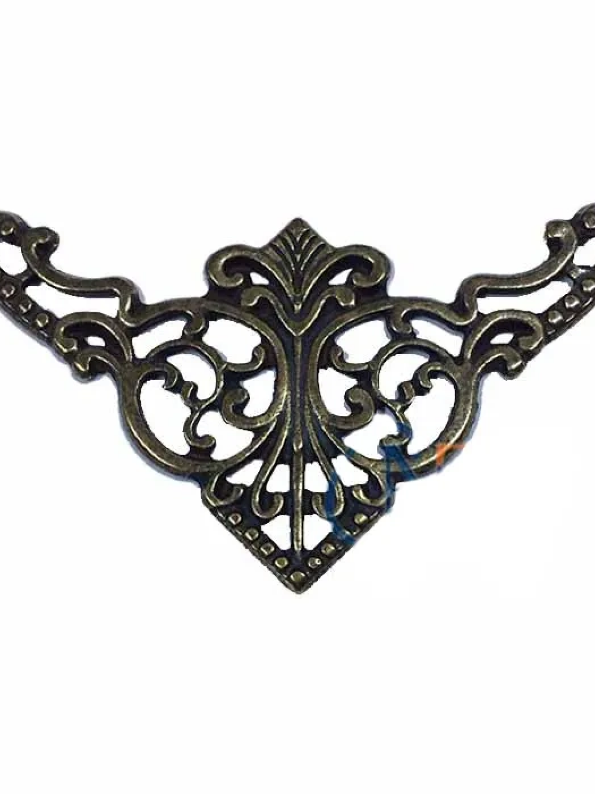 Dekoratif Köşe Süsü, Köşelik - Büyük, 31x55mm, Antik, 100 Adet